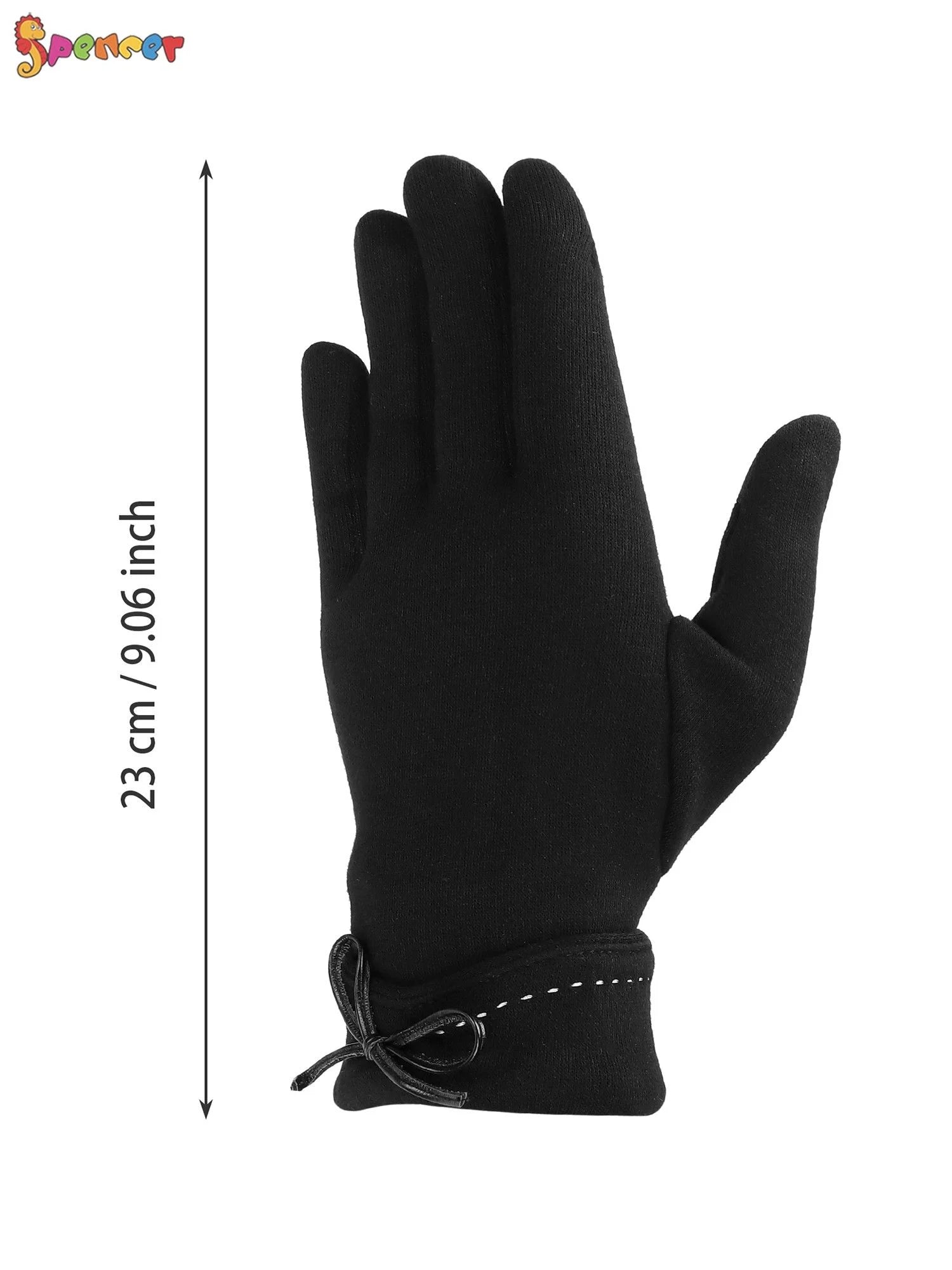 Women'S Winter Gloves Touchscreen Texting Fleece Lined Warm Glove Elastic Cuff Windproof Driving Gloves (Gray)